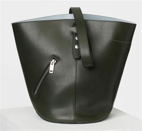 bucket biker shoulder bag celine